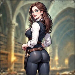 Kat intrigued by this large man