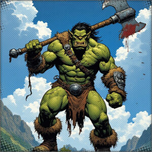 Orc Leader who is talking with Vulcuran