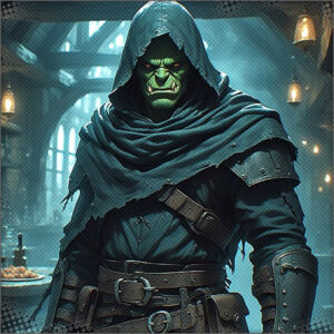 Rex Stubbs, Half Orc, half goblin