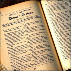 The recipe book trying to be a spellbook