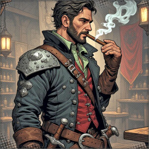 Maverick smoking and thinking