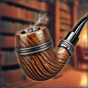 Esmershards pipe of apple hickory