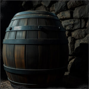 The old dusty barrel Ferellus opened