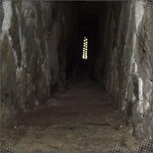 Corridor down in the Temple