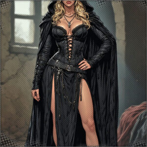 Affinity in her stealth outfit