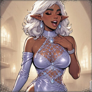 Fya belting out her tunes