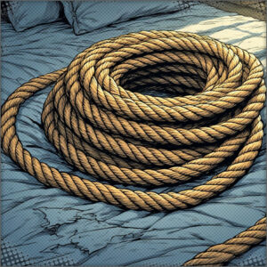 The rope the two use