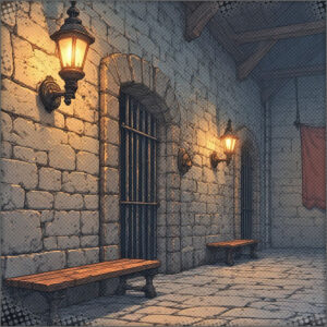 Jail cell in Summer Isle