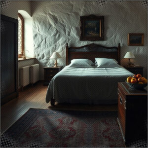 Erikka's bedroom at Sunset Inn