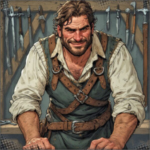 Godrey, armorer and owner