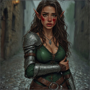 Rohlia is hurt bad in the rain