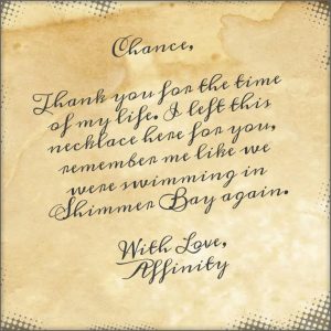 The Note from Princess Affinity