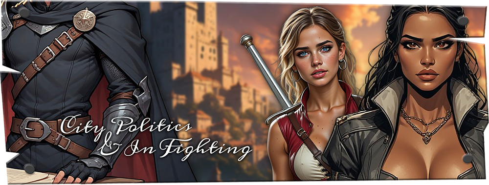 City Politics and In Fighting Banner