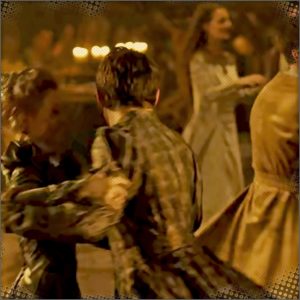 A room full of dancing people