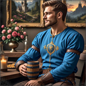 Obyren relaxing and drinking