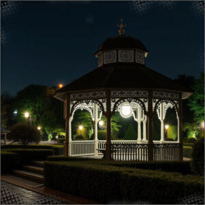 The Royal Gazeebo on the Castle Grounds