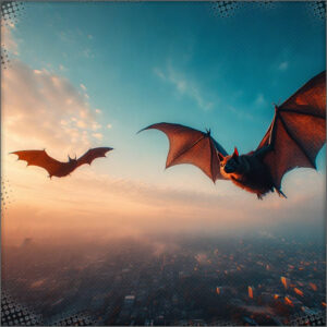 The bats that flew out of the castle