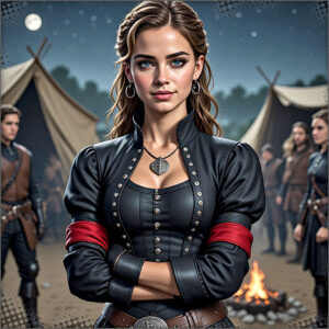 Talia in a new skin tight outfit