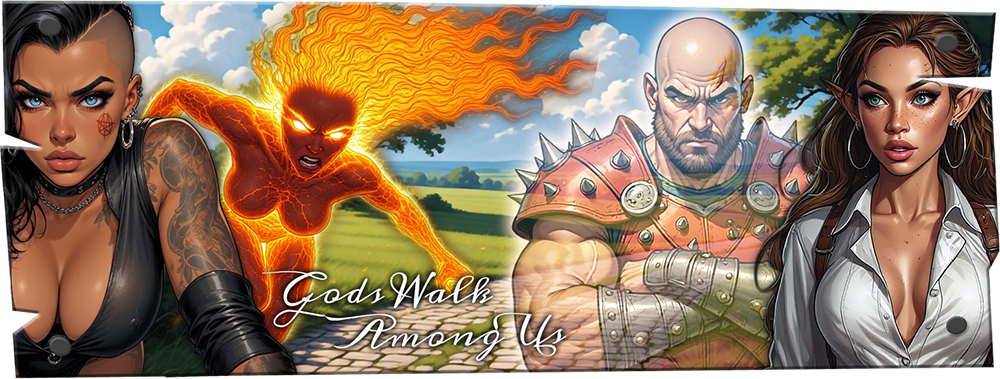 Gods walk among us banner image