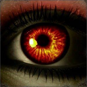 Chance's Eyes turn orange when he uses his powers