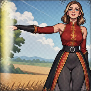 Talia healing her dad