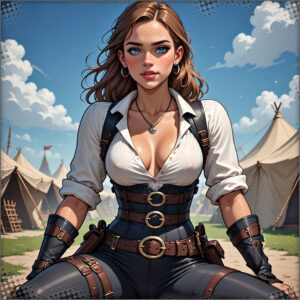 Talia is thinking uh oh