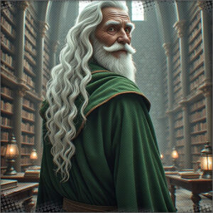 Esmershard, is looking through things