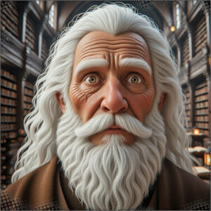 Esmershard looking into Chances eyes