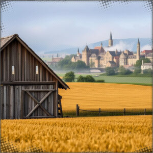 Barn just outside the gates of Camerondale