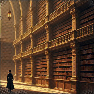 Room full of Books under the Library