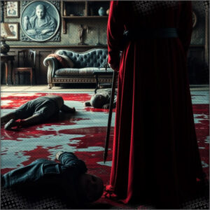 Blood on the livingroom