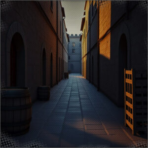 Ally way in Greyshale