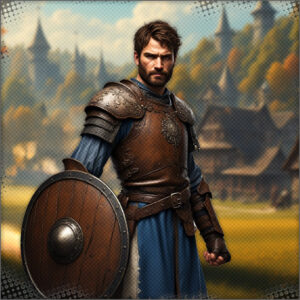 One of the guards maybe the captain