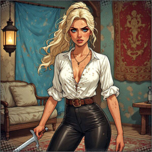 Shanna, Ferellus's sister who hates Chance