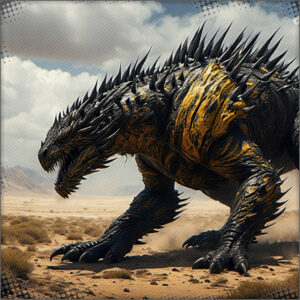 Snarling the Mountain Drake looks to pounce