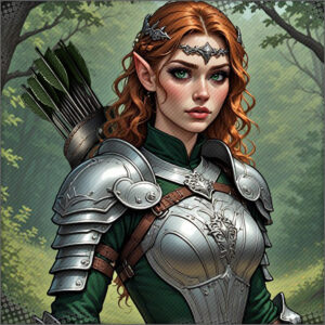 The beautiful Elven Regents Daughter, Rivka