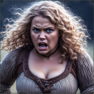 Rosie is running out ready to rumble