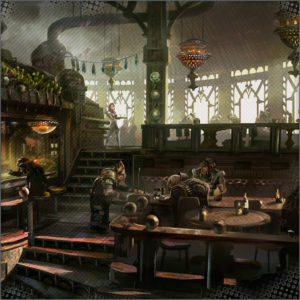 The ELven bar in the weird named town