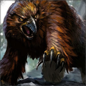 The second Owl Bear ready to kill Khamyra gets stopped by tentacles