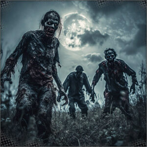 Ghouls and zombies attack
