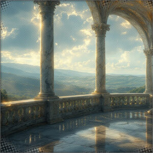 The balcony over the lands