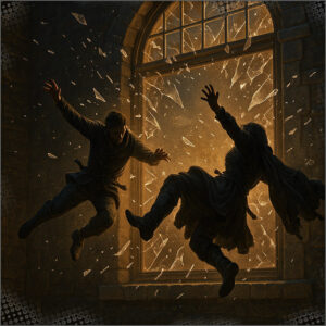 Window getting run through, boom!