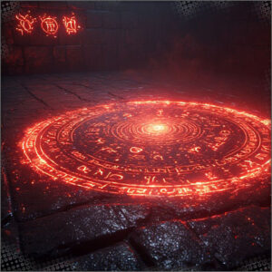 The sigil on the stinky floor