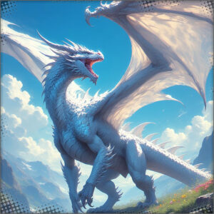 The powerful female air dragon