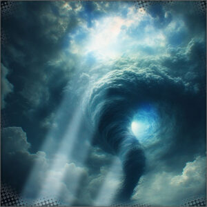 The incantation, the water funnel is now dissipating 