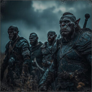 The big battle with Orcs