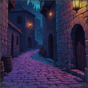 Shadows, and a fast man in a hood