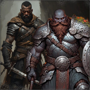 Dirty Dwarves, or Duergar attacking the party