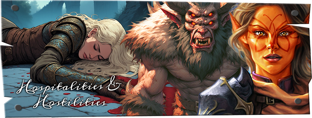 Banner for Hospitality and Hostilities