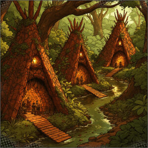 Further into the village